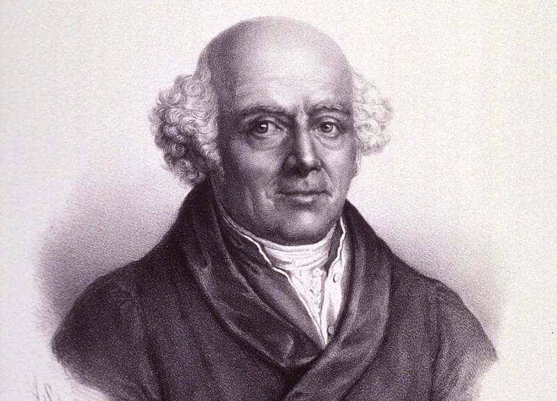 Ritratto di Samuel Hahnemann, fondatore dell'omeopatia